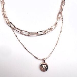 Sonoma Rose Gold Layered Necklace Set